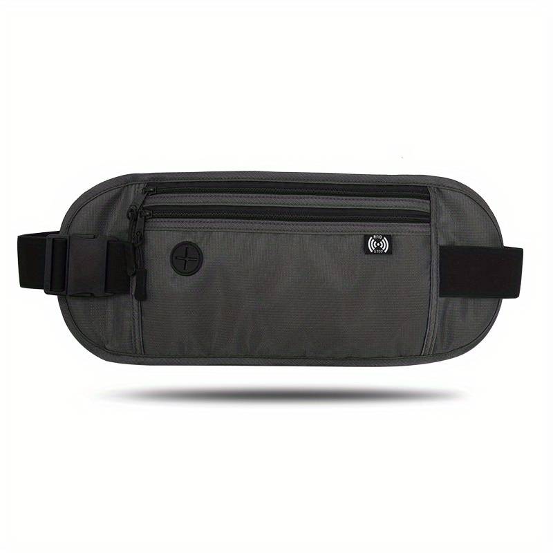 RFID Money Belt for Travel - Waterproof Waist Pouch