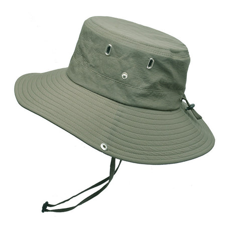 Men's Breathable Travel Solid Color Big Brim Hat