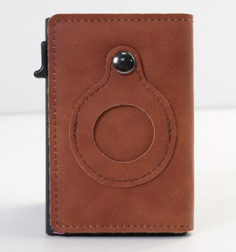 airtag-wallet-anti-theft-bullet-card-bag-multi-functional-rfid-card-holder-mens-leather-slim-wallets-for-airtag-air-leather-brown