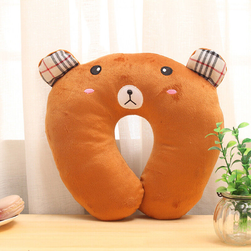 Kids Cartoon Plushy Travel Neck Pillow