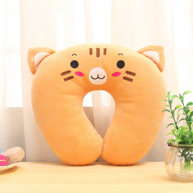 Kids Cartoon Plushy Travel Neck Pillow