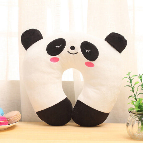 Kids Cartoon Plushy Travel Neck Pillow