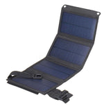 50W USB Solar Panel Folding Power Bank Phone Charger