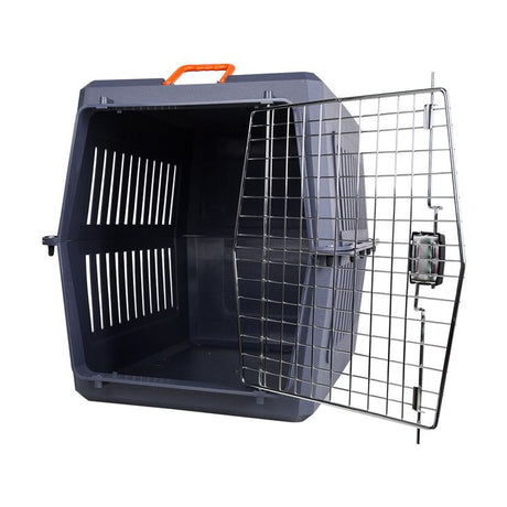 Large Blue Airline Approved Pet Carrier Travel Crate