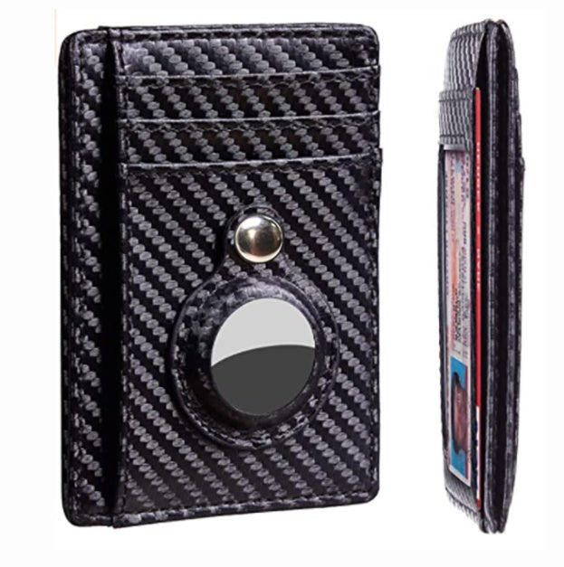 airtag-wallet-anti-theft-bullet-card-bag-multi-functional-rfid-card-holder-mens-leather-slim-wallets-for-airtag-air-tag-side-view-with-mirror