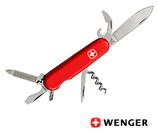 Wenger Basic 9 Swiss Army Knife | Compact & Essential Multi-Tool