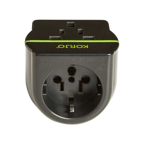 Korjo Multi Reverse Adaptor: Europe, UK and USA to Australia and NZ