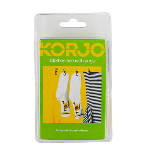 Korjo Clothesline with Pegs