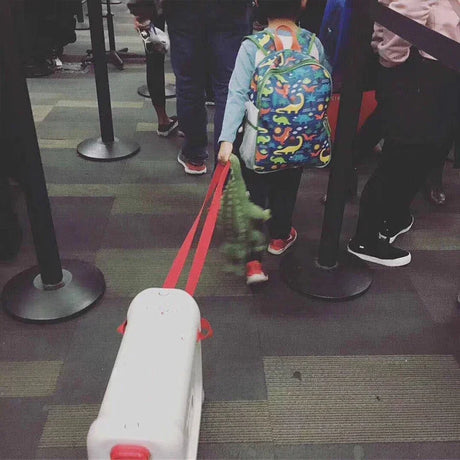 Ultimate Toddler Travel Companion: Ride-On Airplane Luggage with Sleeping Bed – Play, Rest, and Fly in Style!