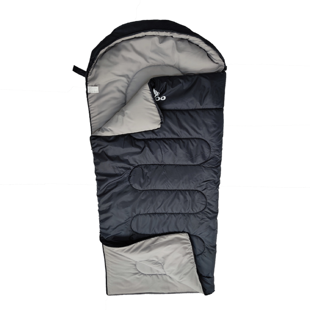 KILIROO Sleeping Bag 350GSM Black