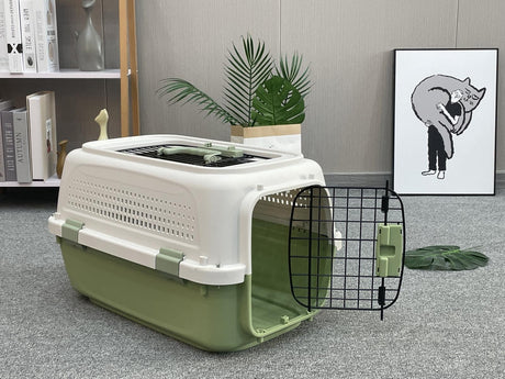 Small Pet Crate For Your Pets in Green Colour