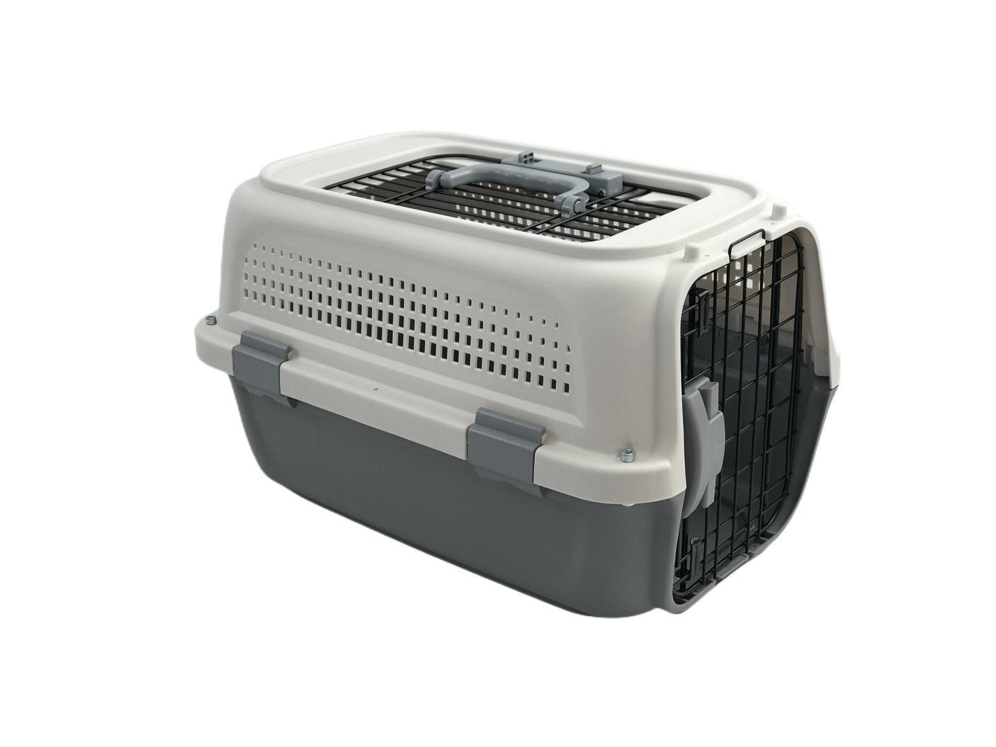 Small Dog Cat Rabbit Crate Pet in Grey Colour