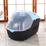 Small Portable Pet Crate in Blue Colour