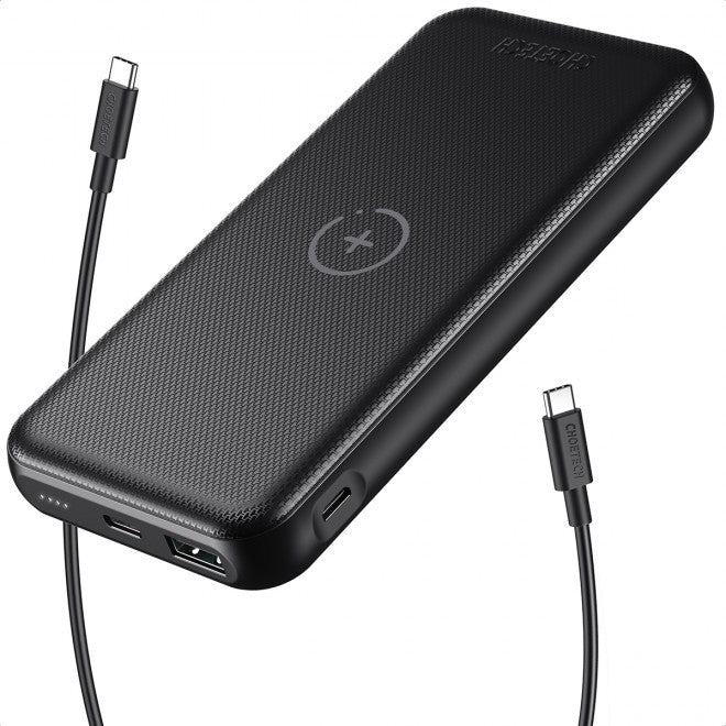 Choetech B650-CC Power Bank 10000mAh with Wireles Power Bank (Black)