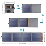 CHOETECH SC004 14W USB Foldable Solar Powered Charger