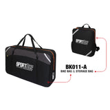 SPORTACE Bike Plane Bag Portable Soft Shell Travel Case Mountain Hybrid BMX Road Bike - 120CM X 75CM BK11- Black