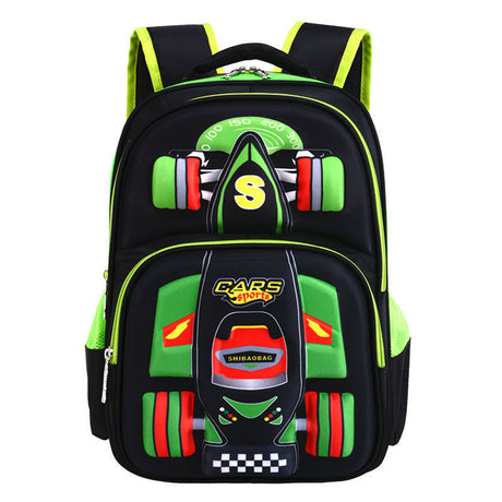 3D Car Boys' Primary School Trolley Bag - Durable, Spacious & Fun for Kids