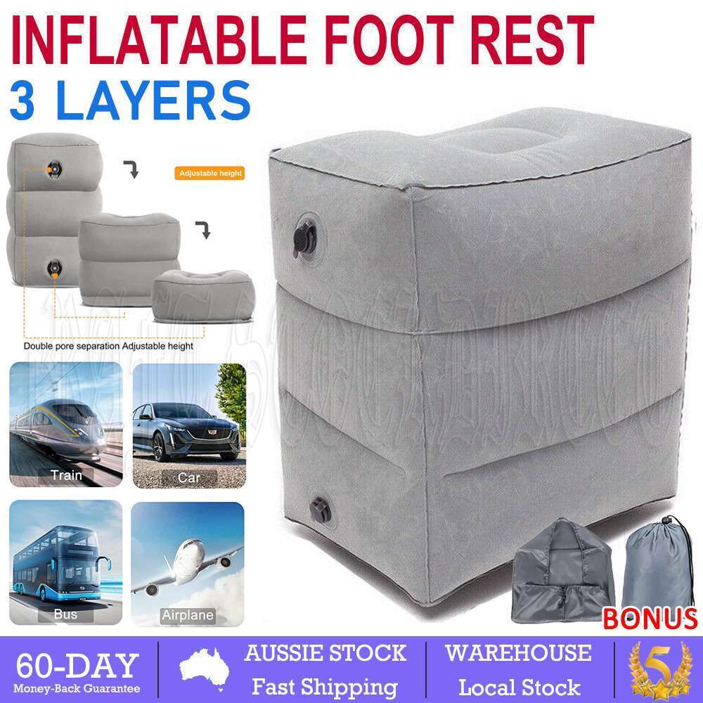 Travel Inflatable Footrest Travel Air Cushion