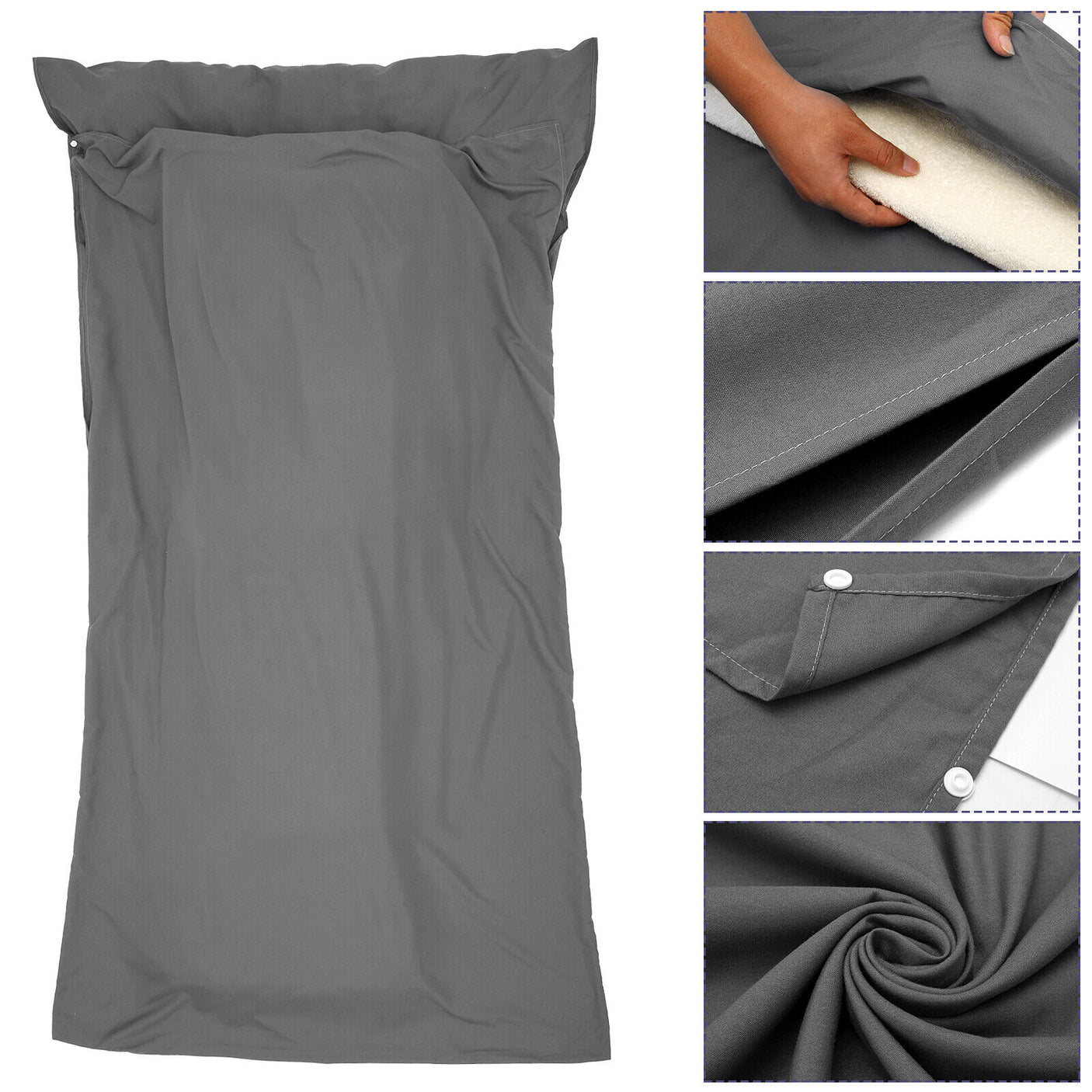 waterproof-sleeping-bag-liner-in-grey-colour