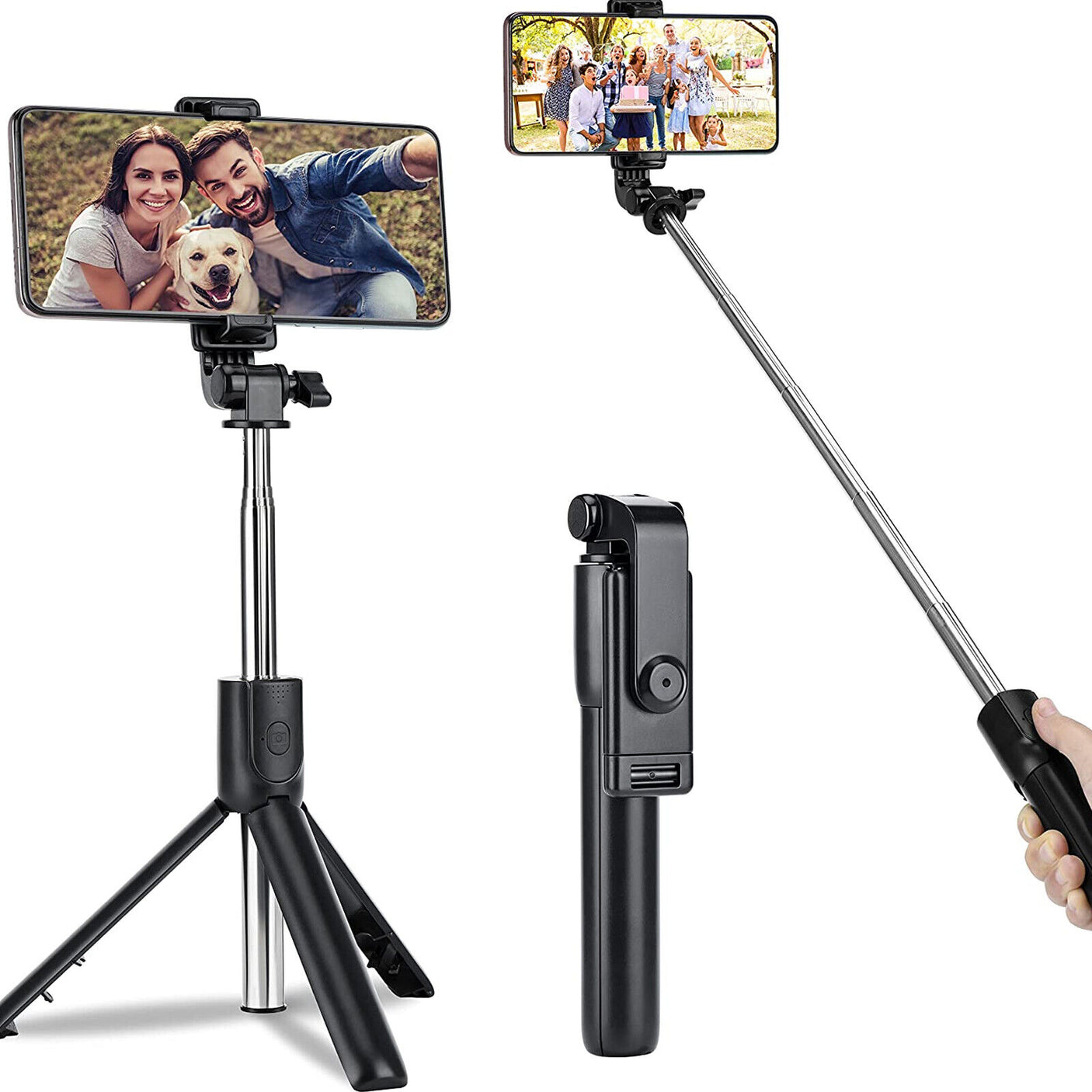 Universal Selfie Tripod Smartphone Holder