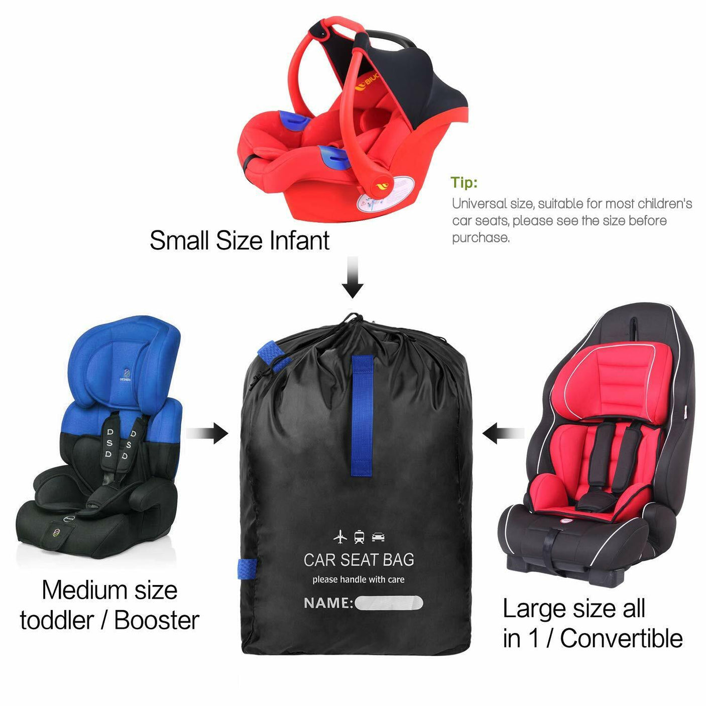 Baby Car Travel Stroller Bag Seat