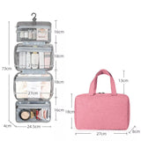 Large Hanging Hook Toiletry Bag - Multiple Colours