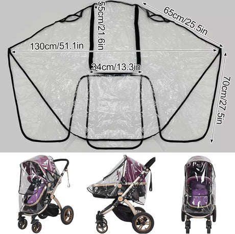 Universal Travel Pram Baby Stroller Rain Cover