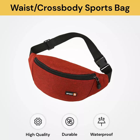 RFID Waist Security Money Belt Pouch