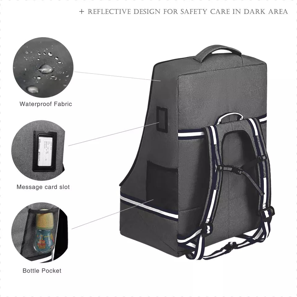 Padded Car Travel Seat Backpack Cover