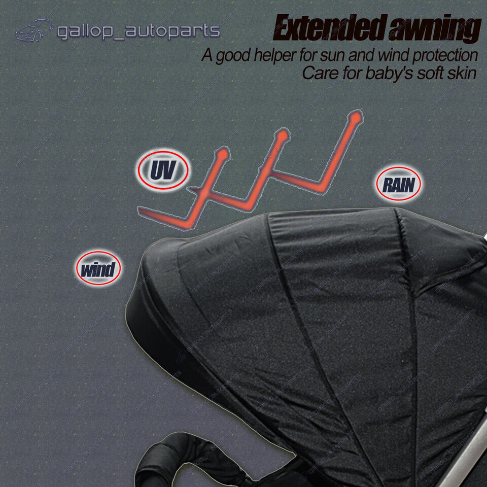 Lightweight Foldable Baby Stroller - Compact Travel Pram for Planes