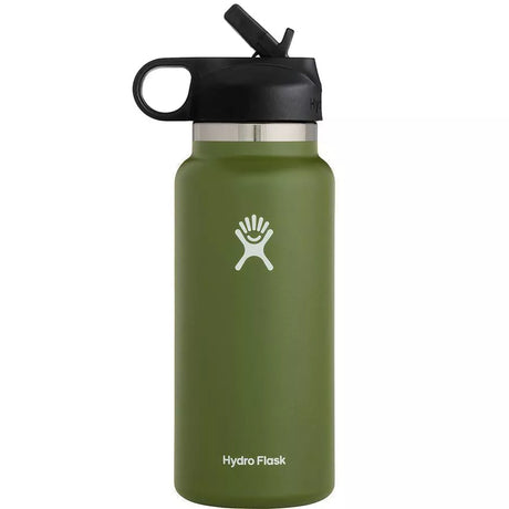 Hydro Flask 40oz Sport Water Bottle Stainless Steel Wide Mouth with Straw