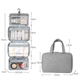 Large Hanging Hook Toiletry Bag - Multiple Colours