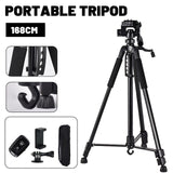 universal-tripod-holder-selfie-travel-stand-with-bluetooth-168cm