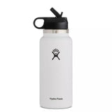 Hydro Flask 32oz (946ml) Wide Mouth Water Bottle with Straw Lid