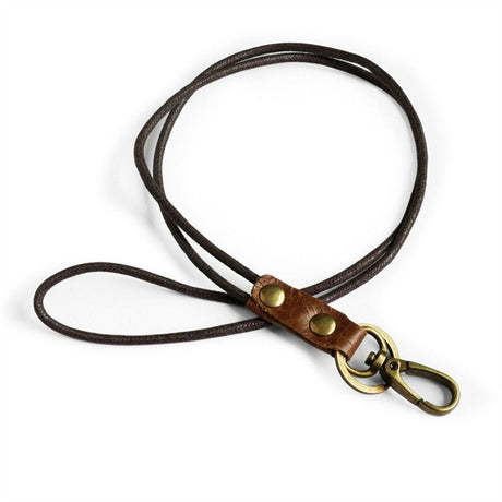 Vintage Phone Travel Leather Lanyard