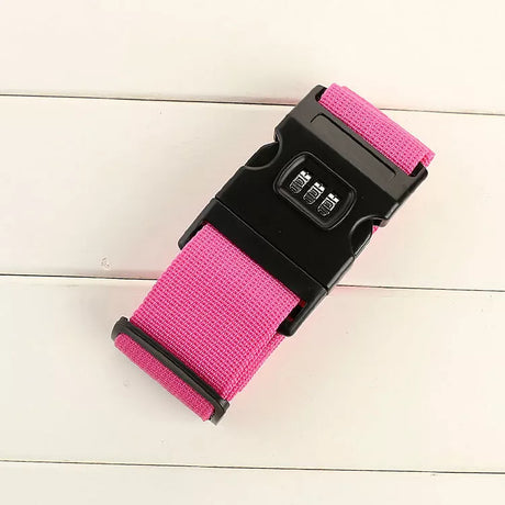 3 Digit Adjustable Luggage Strap with TSA Lock