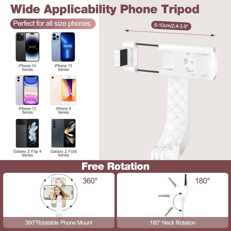 Aluminum Selfie Universal Tripod Selfie Travel Stand With Bluetooth