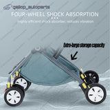 Lightweight Foldable Baby Stroller - Compact Travel Pram for Planes