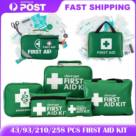 Emergency First Aid Kit Medical Travel Workplace Family Safety