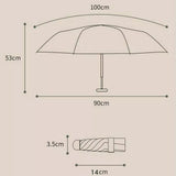 Mini Compact Anti UV Sun and Rain Travel Umbrella