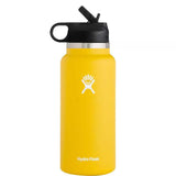 Hydro Flask 32oz (946ml) Wide Mouth Water Bottle with Straw Lid