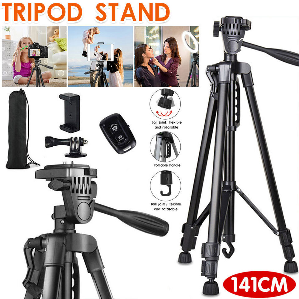 universal-tripod-holder-selfie-travel-stand-with-bluetooth-141cm