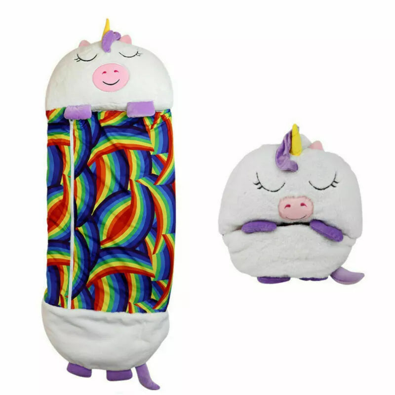 sleeping-bag-happy-napper-kids-children-blanket-winter-fluffy-warm-nappers-white-unicorn