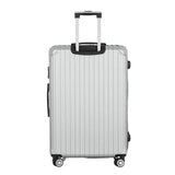 Lightweight Wanderlite 28'' Hard Case Luggage – TSA Approved Carry-On, Grey