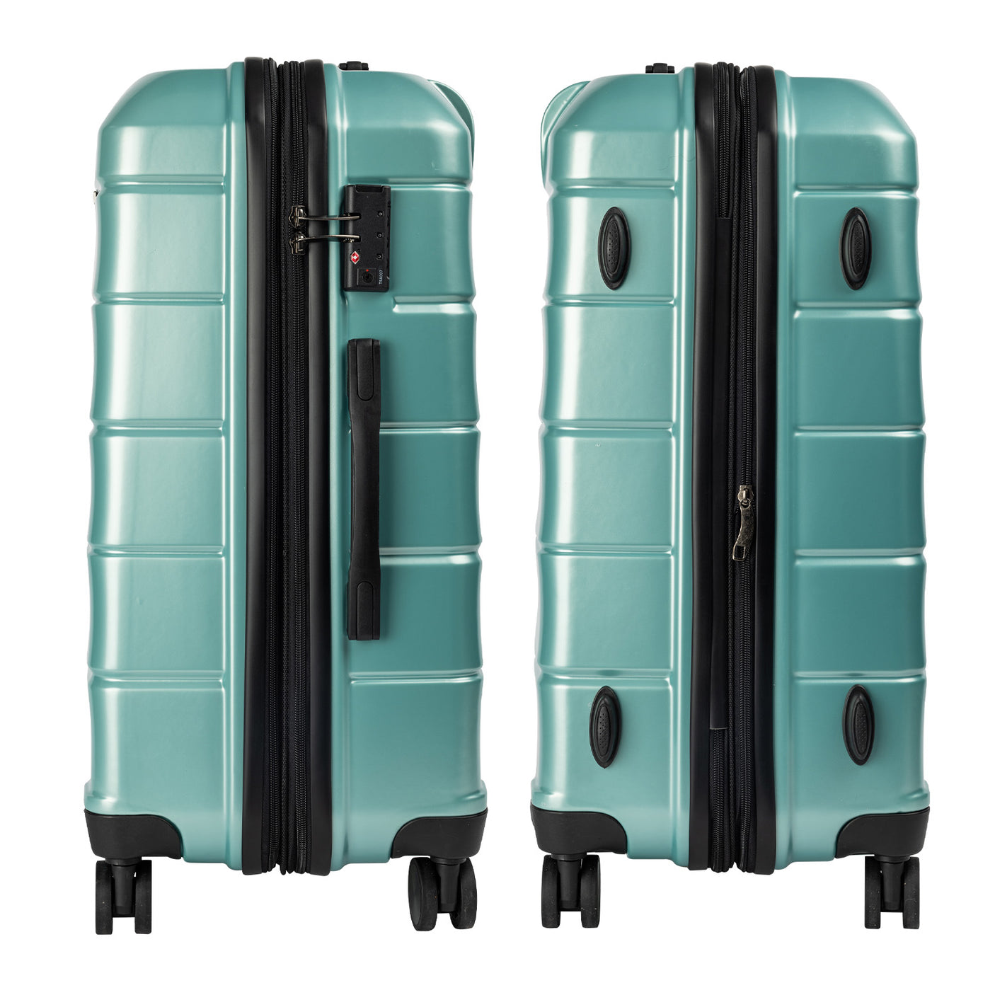 Olympus 3PC Artemis Luggage Set Hard Shell ABS+PC - Electric Teal