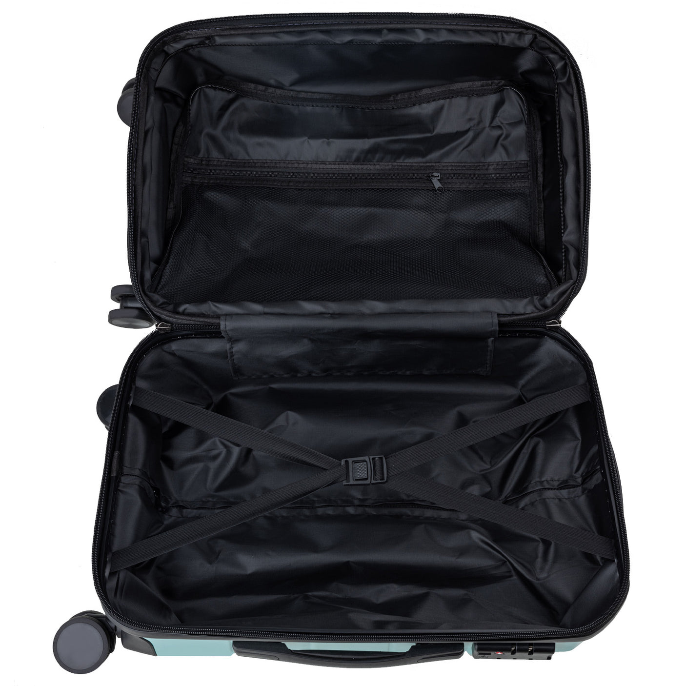 Olympus 3PC Artemis Luggage Set Hard Shell ABS+PC - Electric Teal