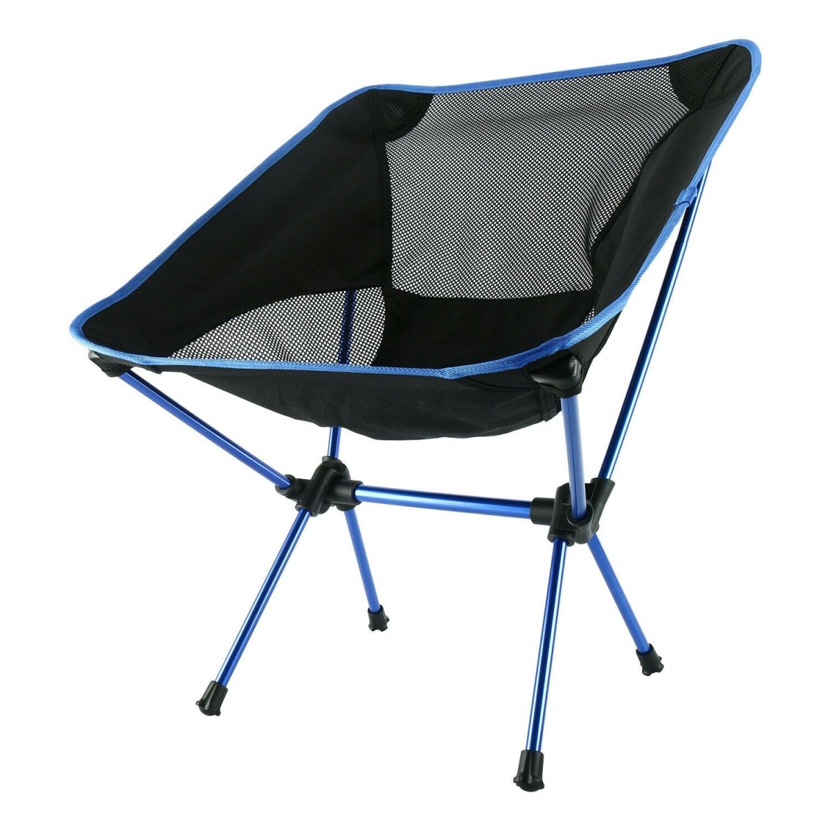 Ultralight Aluminum Alloy Folding Camping Camp Chair Outdoor Hiking Black