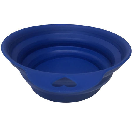 YES4PETS 4 x Pet Portable Folding Bowl Dog Cat Food Feeding Water Feeder Collapsable Travel