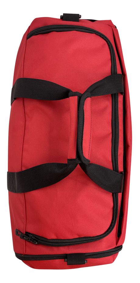 38L FIB Sports Duffle Bag Duffel Gym Canvas Travel Foldable - Red