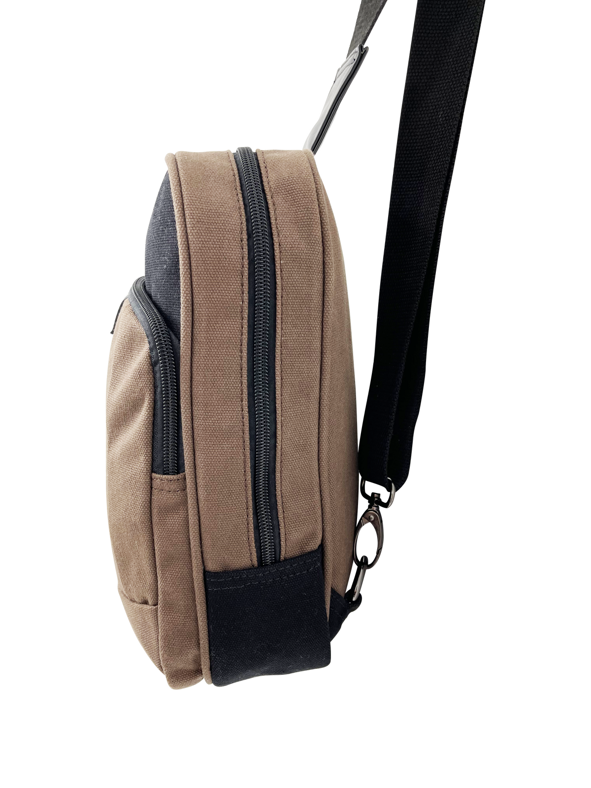 FIB Byron Sling Backpack Bag Travel w/ Single Adjustable Strap - Brown